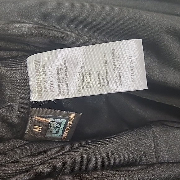 Roberto Cavalli Purple Floral Print Gathered Sheath Dress Size Medium - Picture 4 of 17